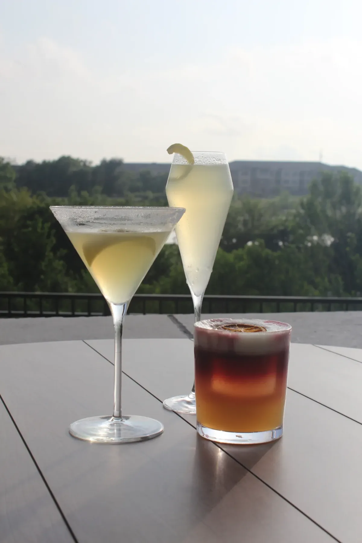 imoncello Drop Martini, French 77, New York Sour